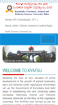 Mobile Screenshot of kvafsu.edu.in